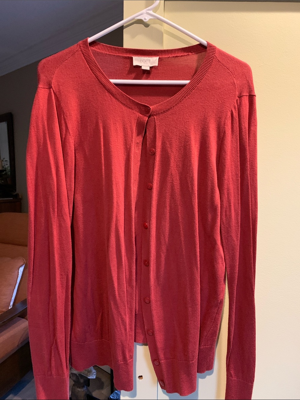 LOFT Women's Rosey Button Front Cardigan